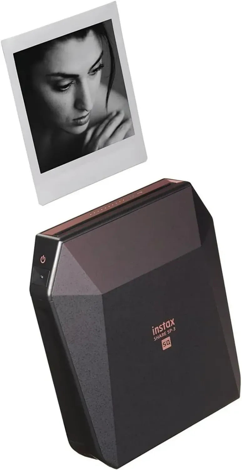 Fujifilm Instax Imprimante Carrée Noire et Blanche