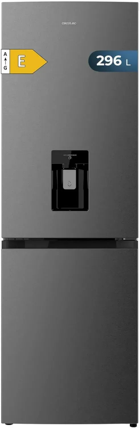 Réfrigérateur Combiné Cecotec 2 Portes 296L avec Distributeur d'Eau, LED et Fonctions Avancées