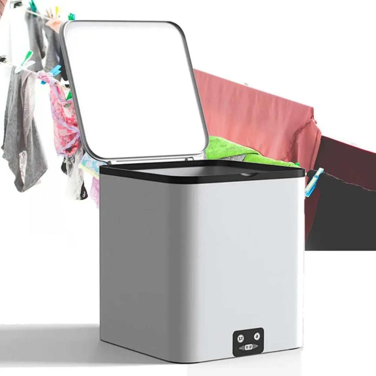 Mini lave-linge et sèche-linge ultrasonique 4,5L pour appartement, camping et caravane