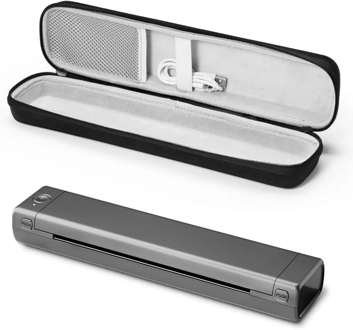 Imprimante Thermique Portable Phomemo M08F A4 sans Fil pour Android, iOS et PC, avec Boîte de Rangement