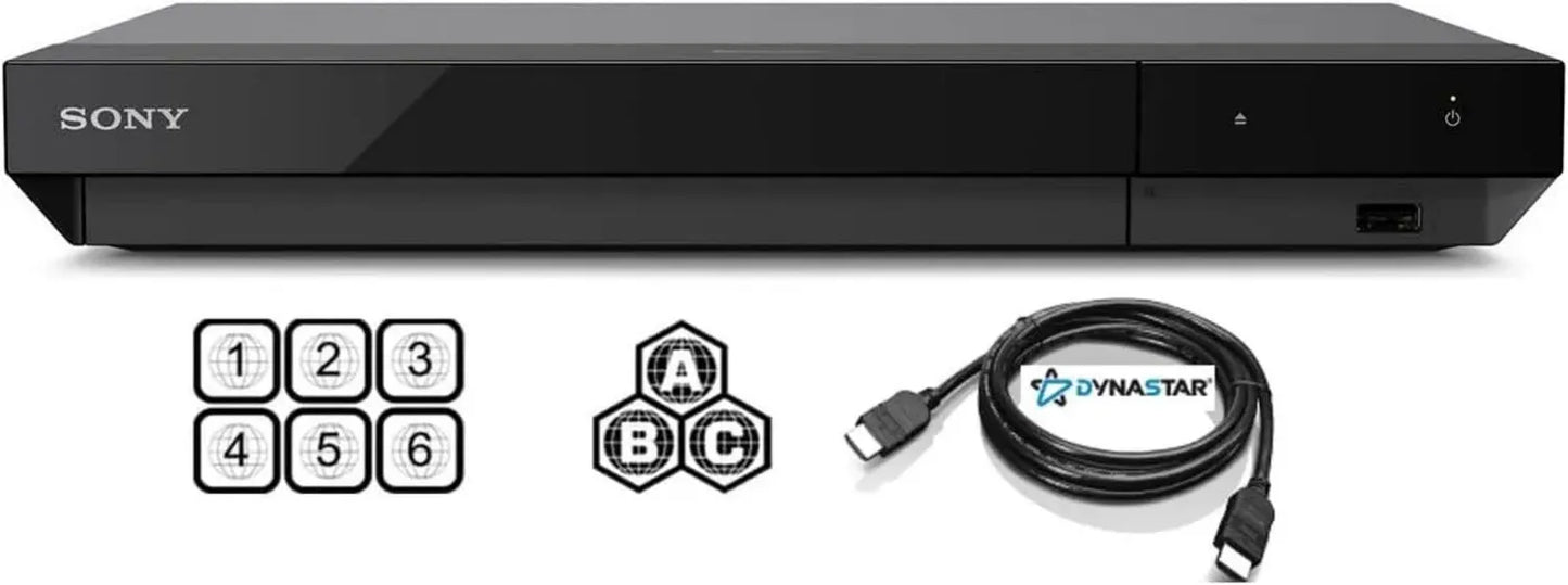 Lecteur Blu-Ray 4K UHD Multi-Région Compatible UBP-X700 avec Lecture 4K, 3D et Dynastar HDMI de 1,8m