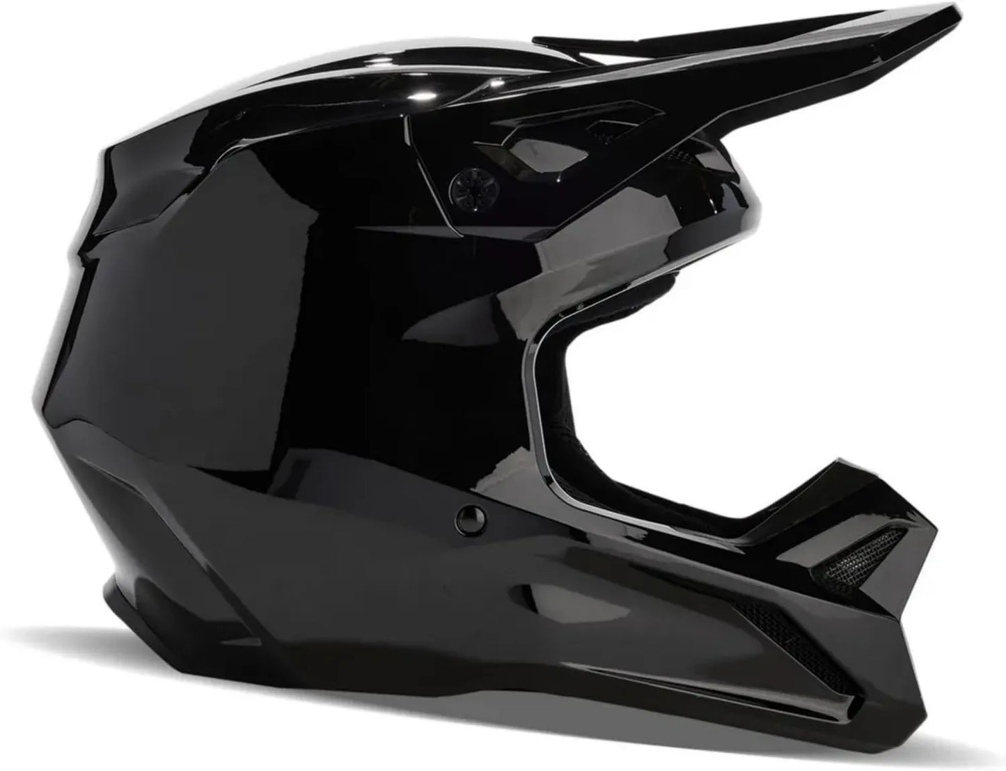 Casque de Moto Fox V1 Noir Brillant Taille L