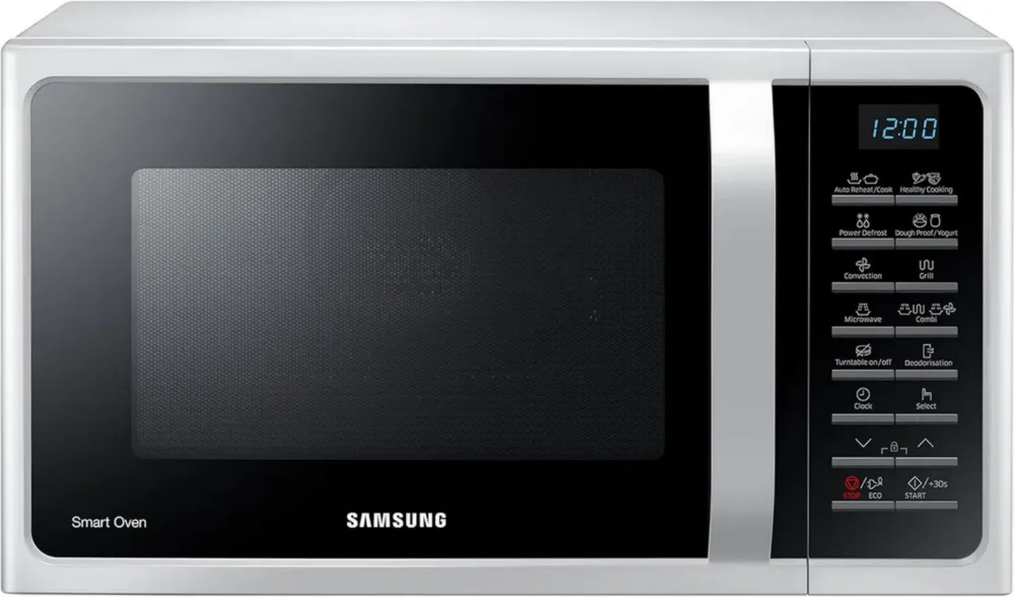 Samsung Four à Micro-ondes Combiné 28L, Grill et Ventilation, 900W + 1500W, Blanc