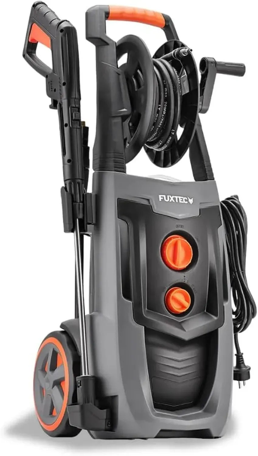 Nettoyeur Haute Pression 2500W FUXTEC avec Enrouleur, 195 Bar, 7,8 L/min