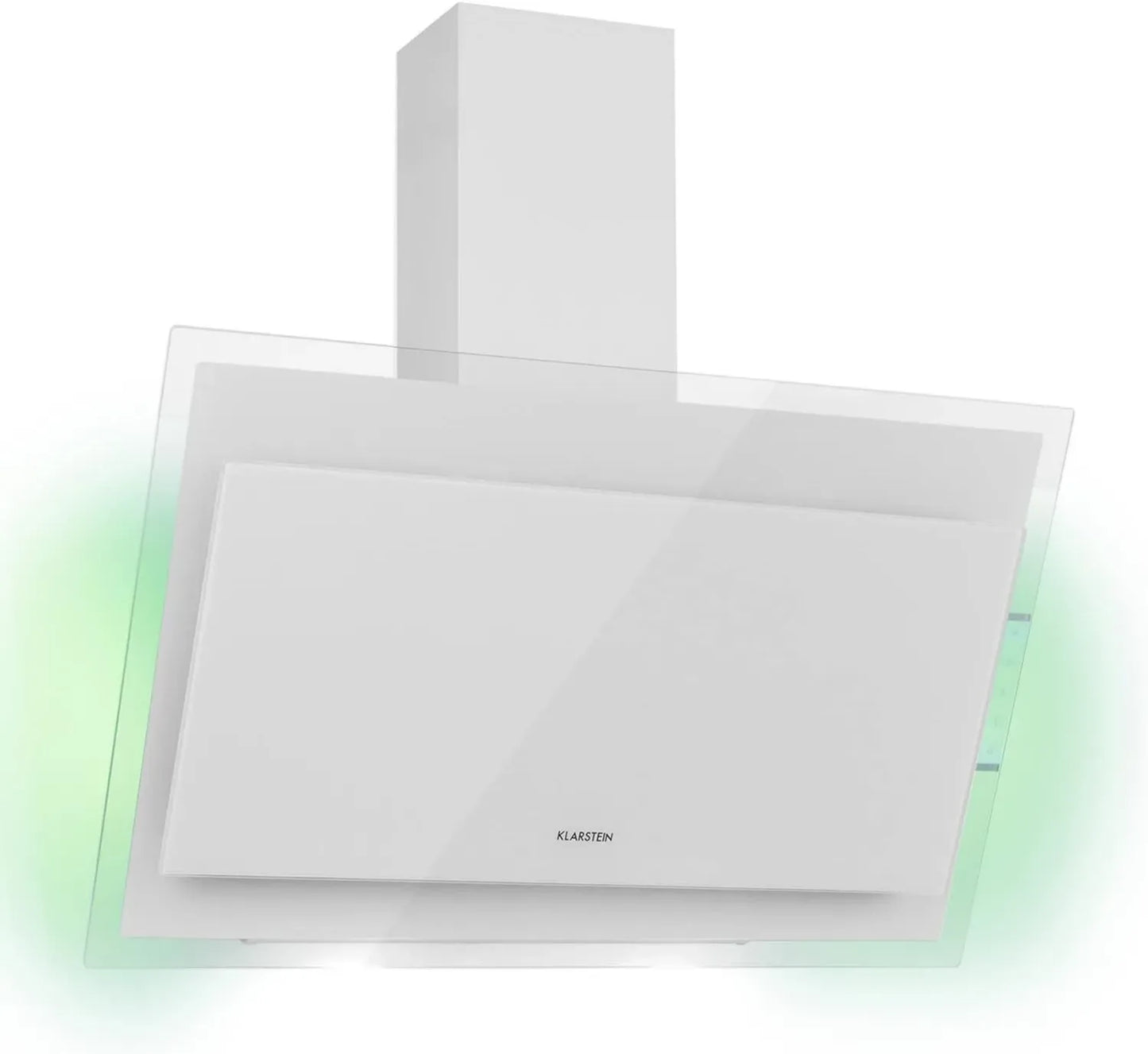 Hotte Murale Klarstein 90cm avec Écran Tactile, Débit Puissant de 601m³/h, Éclairage LED, Filtre Aluminium, Fonctionnement Silencieux