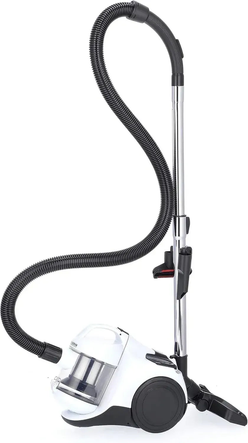 Aspirateur Compact Sans Sac Severin, Technologie Cyclonique, 1.5L, Portée 9m, Brosse Multi-Surface, Blanc