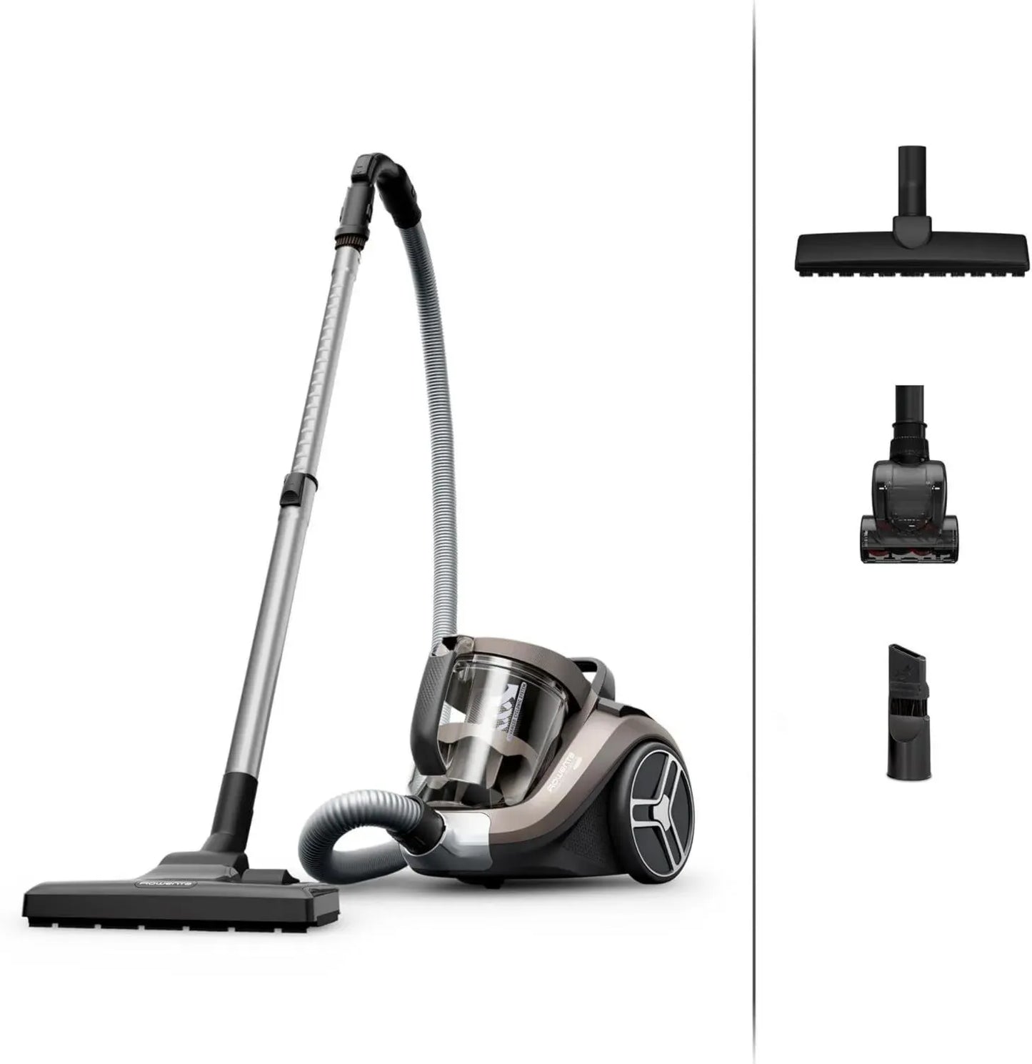Aspirateur sans Sac Rowenta Compact XXL Animal, 900W, Filtration Avancée, Réservoir 2,5L, Modèle Compact, RO4B50EA