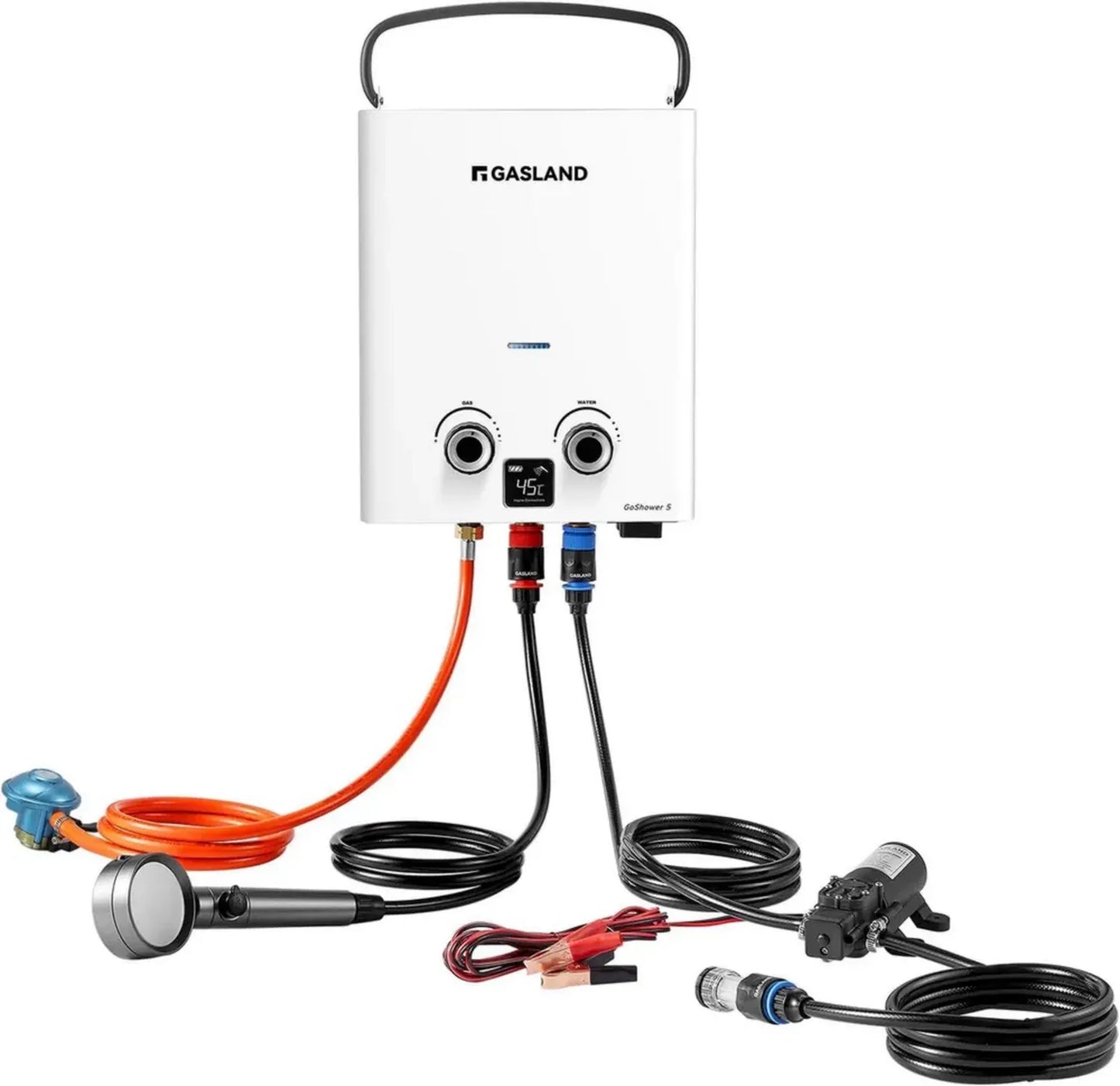 Chauffe-eau Instantané au Gaz pour Extérieur GASLAND Go Shower G5 Pro
