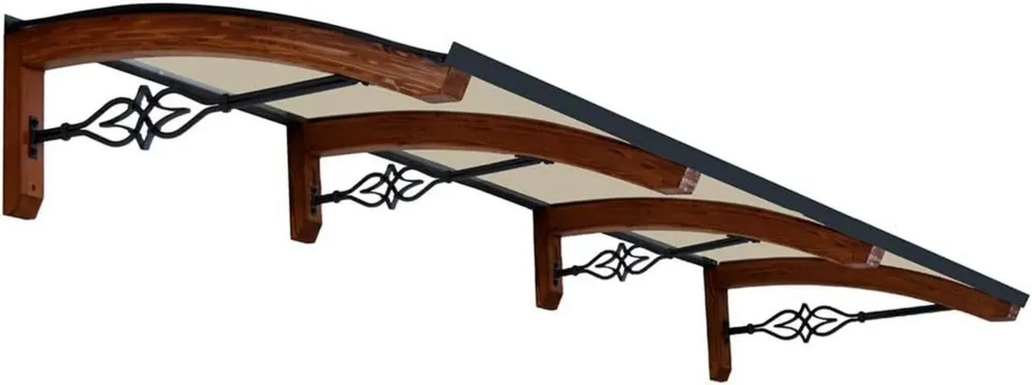 Auvent en Bois Teck Stella 300 cm - BELLHOUSE