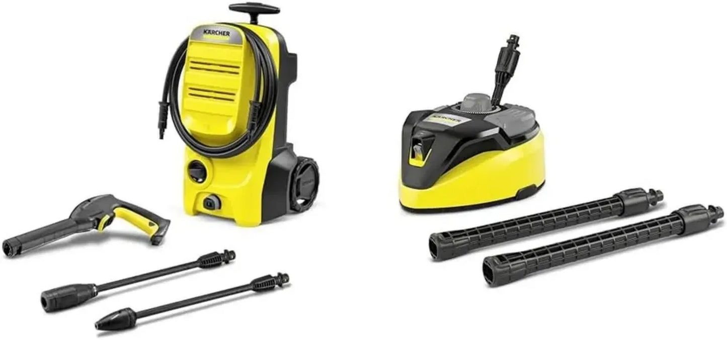 Kärcher Nettoyeur Haute Pression K 4 Classic - Puissance Maximale, Accessoire T-Racer T 7 Plus, Jaune et Noir