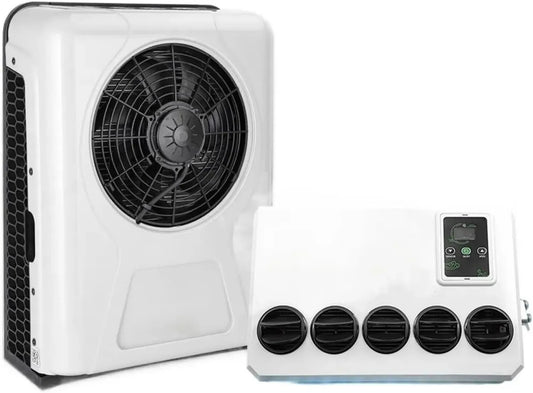 Climatiseur électrique pour camion et camping-car 12V/24V, système de climatisation silencieux indépendant