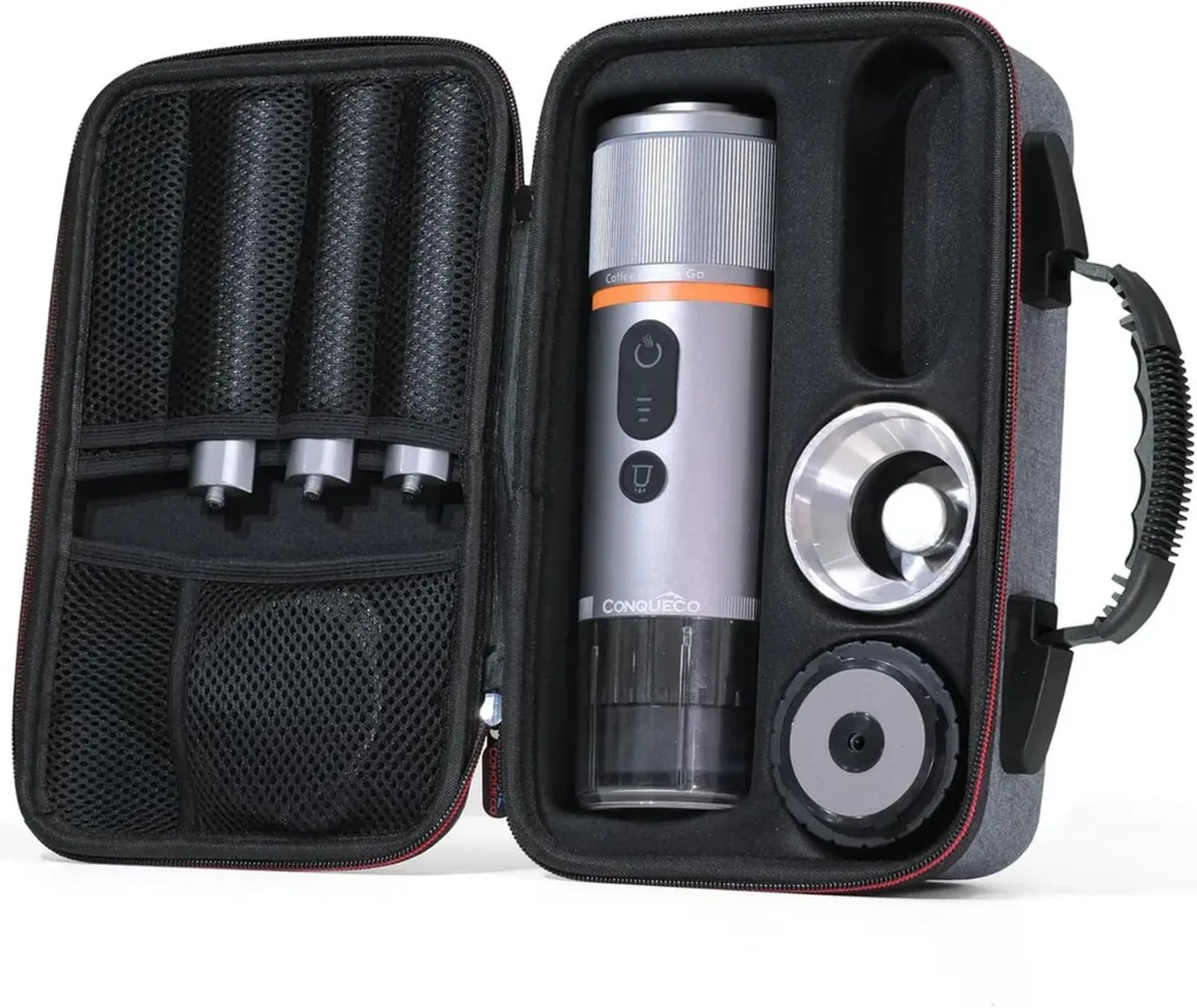 Machine à Expresso Portable Électrique 12V pour Voiture - Compatible Capsules Nespresso & Café Moulu