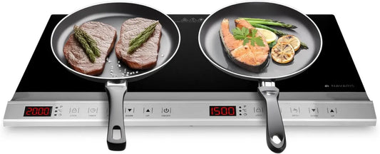 Plaque à Induction Double 3500W avec Commande Tactile et Sécurité