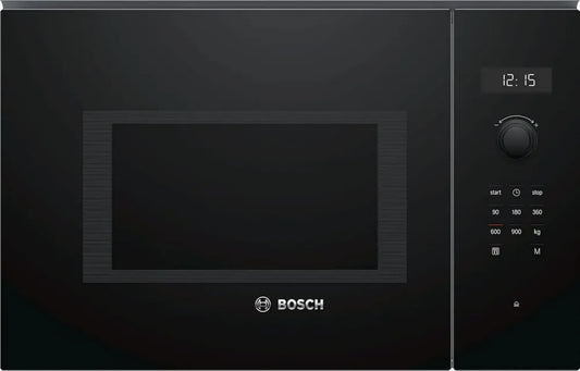Micro-ondes Intégrable Bosch Série 6, 25L, 59x38 cm, Noir