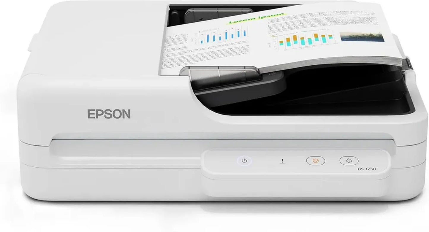 Scanner Compact à Plat Workforce DS-1730 pour PME et Bureaux à Domicile