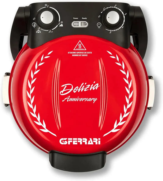 Four à Pizza Électrique G3 Ferrari 400°C, Pierre Réfractaire 31cm, Éléments Chauffants Doubles