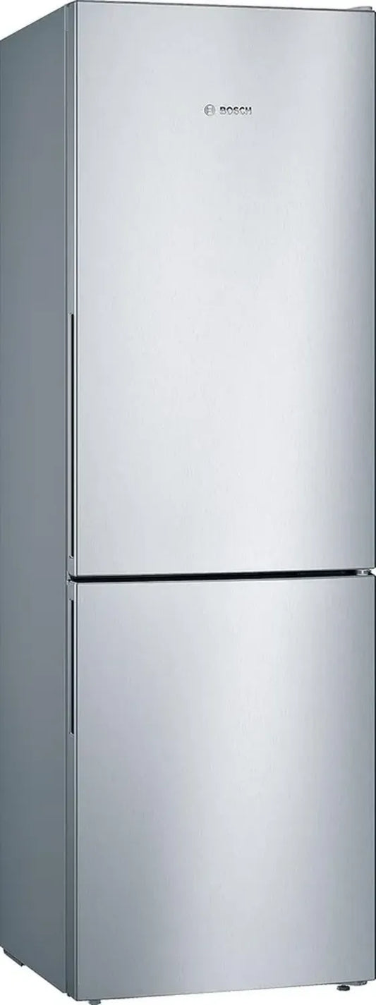Réfrigérateur Congélateur Bosch Série 4, 214/94 L, 186x60 cm, Inox, Pose Libre