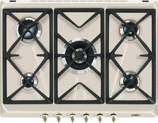 SMEG Plaque de Cuisson à Gaz 5 Foyers SRV876AVOGH2
