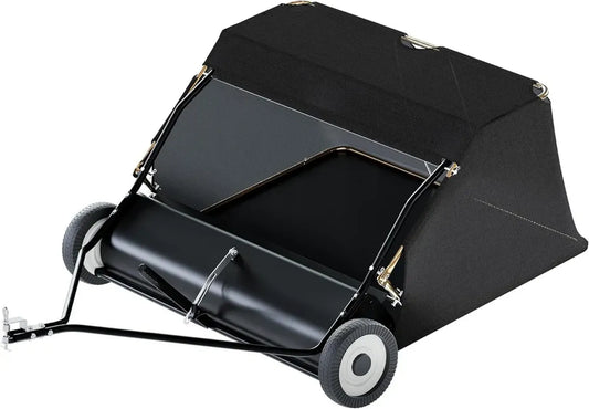 Balayeuse à Gazon Wiltec 120 cm pour Tondeuse Autoportée, Capacité 415 L