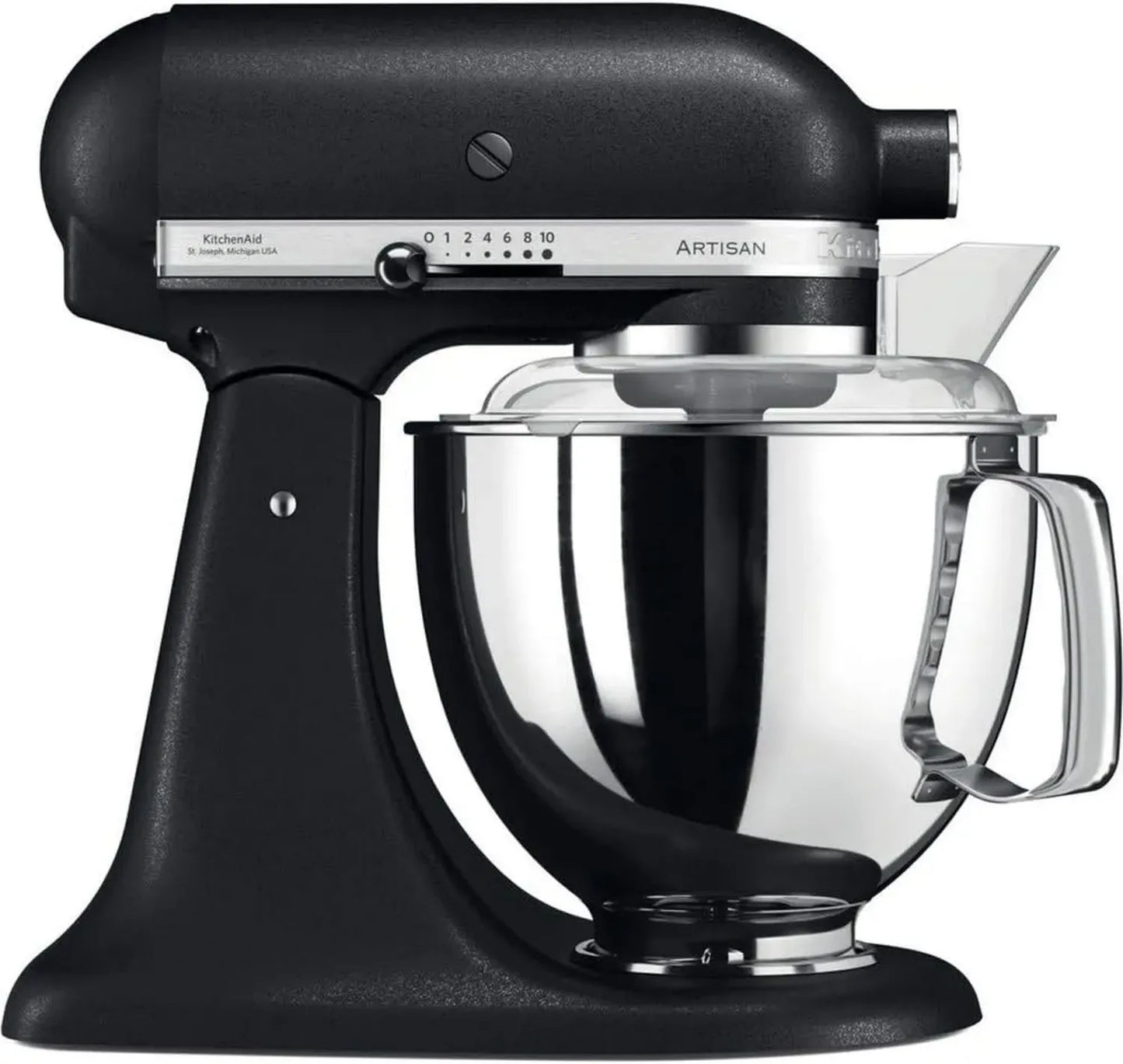 KitchenAid Robot Culinaire Artisan - Multifonctions avec Accessoires Inclus - Truffe Noire