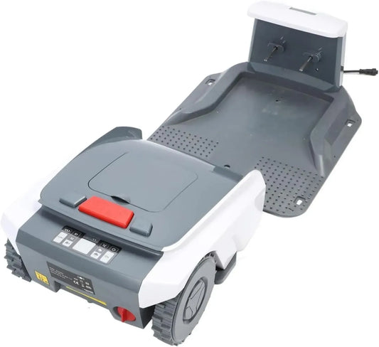 Robot Tondeuse Automatique Connectée, Application Mobile, Itinéraire Personnalisé, Charge Automatique, Mode Silencieux, Hauteur Réglable 2-5 cm, pour Grandes Pelouses