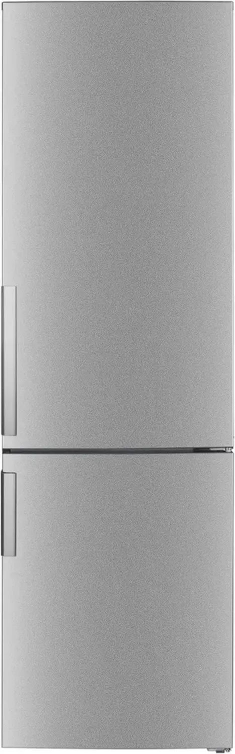 Réfrigérateur-Congélateur Inox PKM 253L, Classe C, LED, Fonction Congélation Rapide
