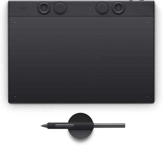 Wacom Intuos Pro Medium – Tablette graphique avec stylet Pro Pen 3, compacte et légère – Idéale pour créatifs et éditeurs