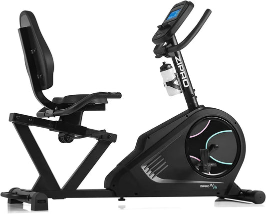 Vélo d'appartement magnétique Zipro Iconsole+ Glow, ergomètre fitness, supporte jusqu'à 150 kg, idéal pour l'entraînement à domicile