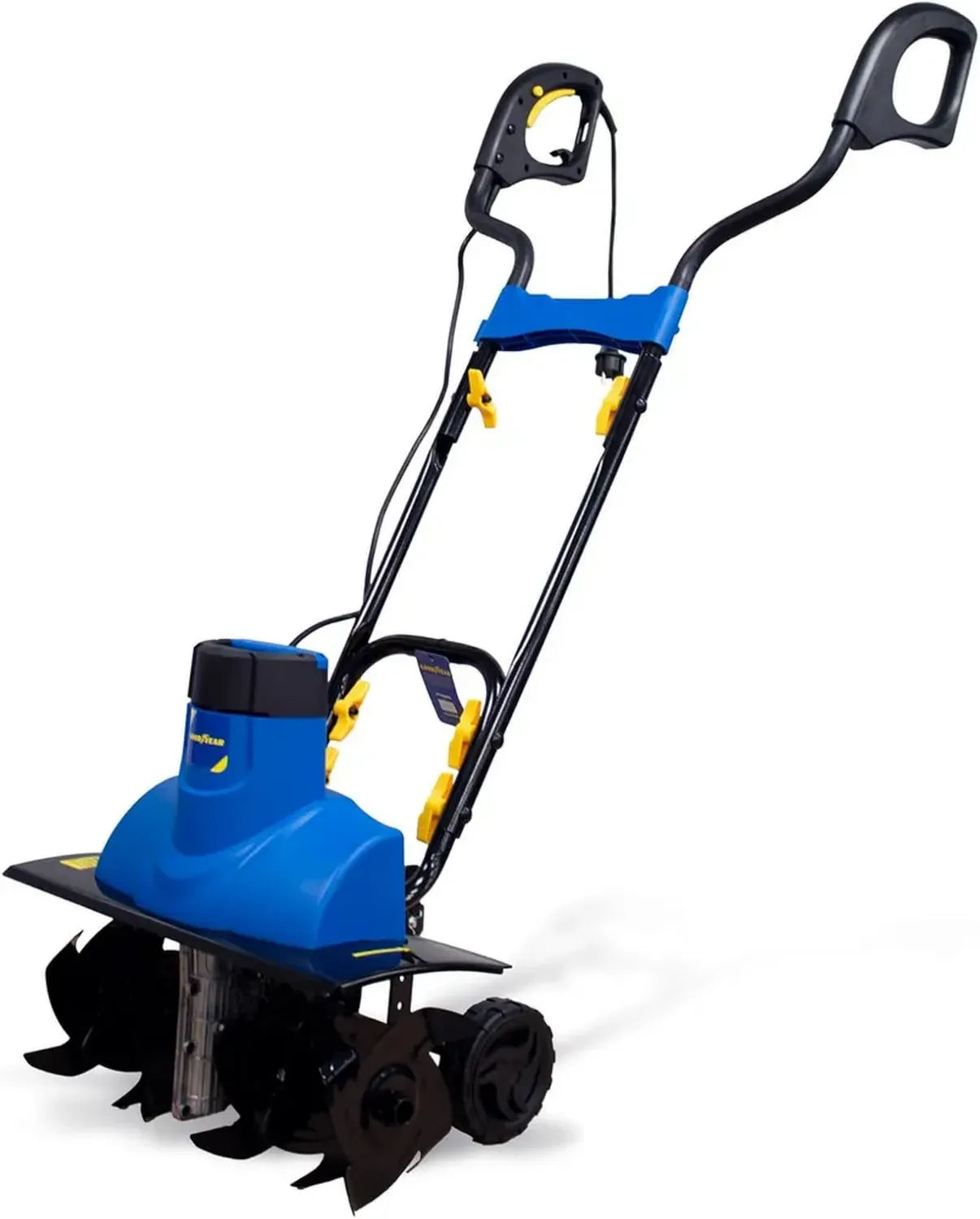 Motobineuse électrique 1500W GoodYear, 45 cm, Profondeur 18 cm, Guidon Ajustable, Carter Métallique