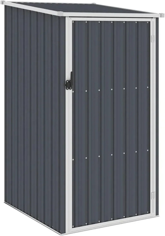 MOONAIRY Cabane de Jardin en Acier Galvanisé Anthracite 87x98x159 cm