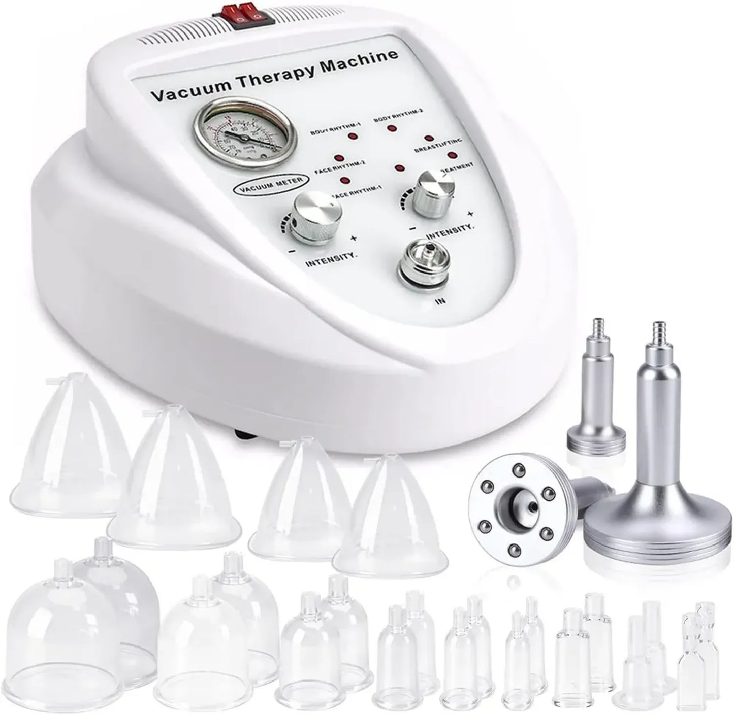 Appareil de Massage sous Vide Multifonction Yofuly, Ventouse Électrique avec 30 Têtes et 3 Pompes