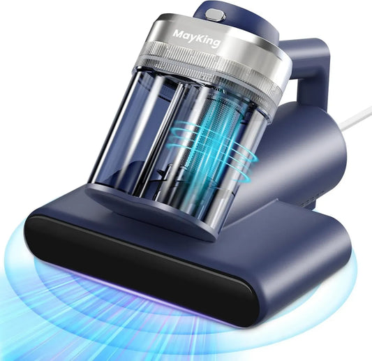 Aspirateur Anti-Acariens UV 16 kPa, Chauffage 65°C, HEPA, Aromathérapie, Soin Allergies