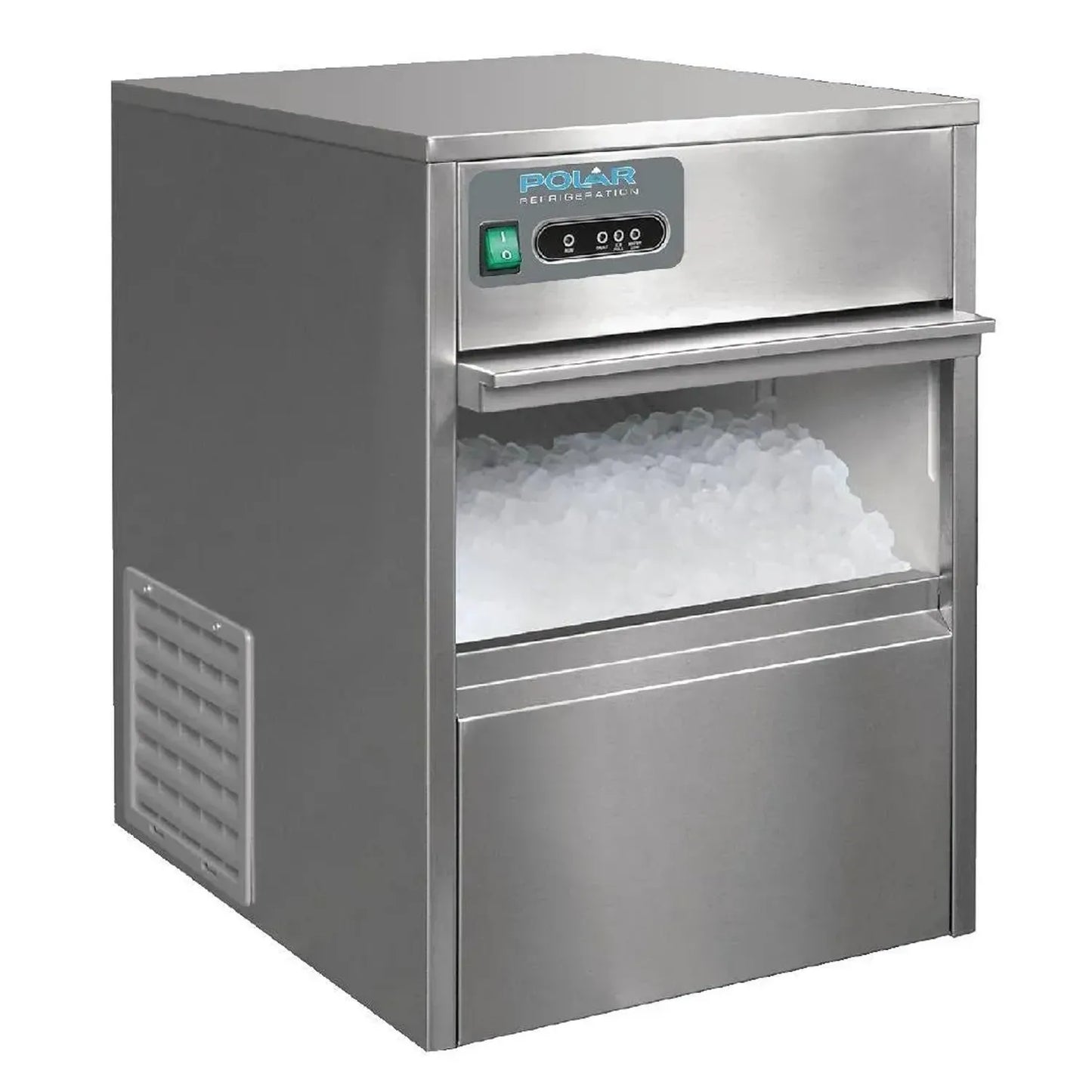 Machine à glaçons encastrable Polar 20 kg avec connexion à l'eau