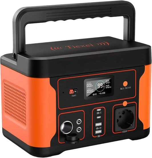 Station d'énergie portable 600W pour camping et voyages