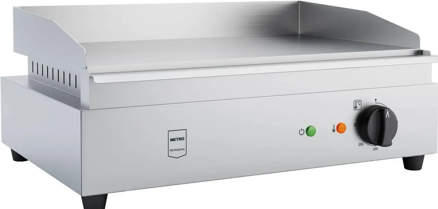 Grill Électrique Professionnel Inox 55cm avec Sécurité Antisurchauffe