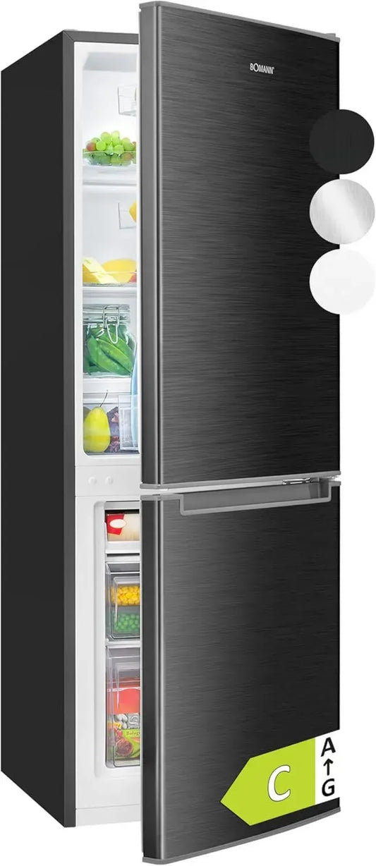 Réfrigérateur Congélateur Bomann 173L KG7359 - Design Moderne Noir