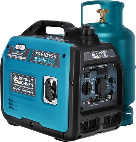 Groupe Électrogène Inverseur 2000 W Dual Fuel avec LED & Mode Éco