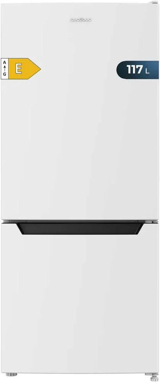 Réfrigérateur Congélateur Cecotec Bolero 117L, Classe E, Décongélation Rapide, Blanc