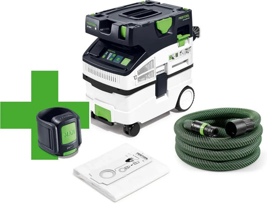 Aspirateur Festool CLEANTEC 1200W CTL MIDI I CT-F L 15L avec Accessoires