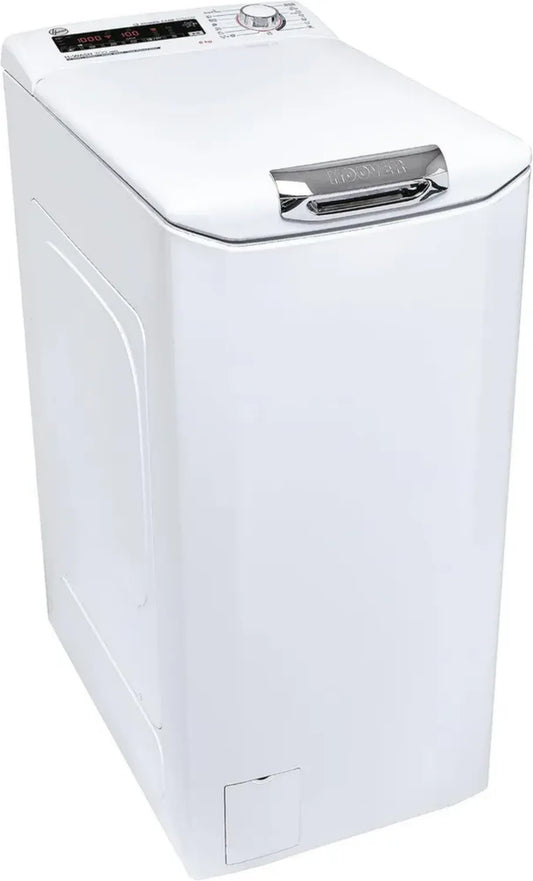 Lave-linge supérieur HOOVER 8kg - 1400 tr/min - Connectivité intelligente - Fonction vapeur - Blanc