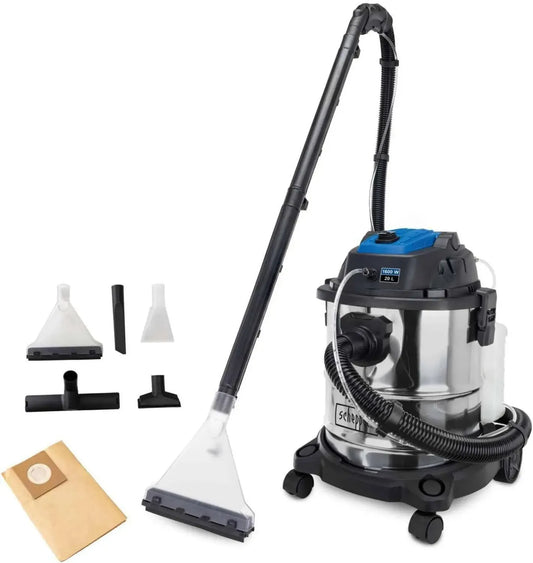 Scheppach Aspirateur Multi-Fonction 1600W - Nettoyage et Soufflage avec Filtres Inclus