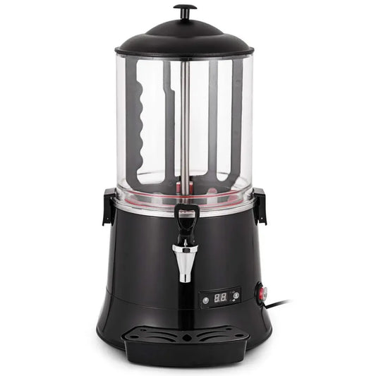 Distributeur de Chocolat Chaud VEVOR 10L, Professionnel 400W, Température Réglable 30-90°C, Éclairage LED, Plateau Égouttoir Inclus