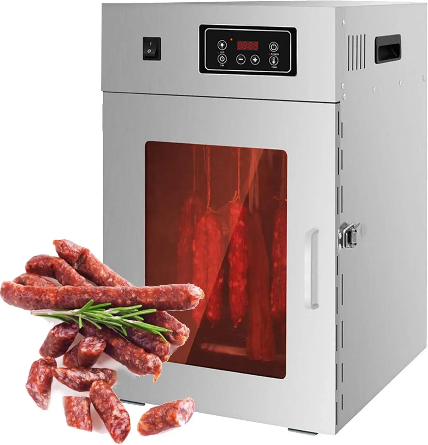 Séchoir Alimentaire en Inox avec Armoire et Supports - Température Ajustable 30-90 °C