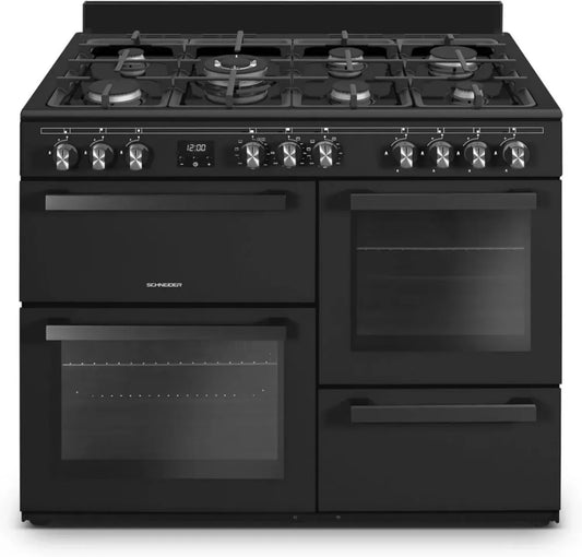 Piano de Cuisson Schneider 7 Feux Noir Mat SCPG71MF-BM