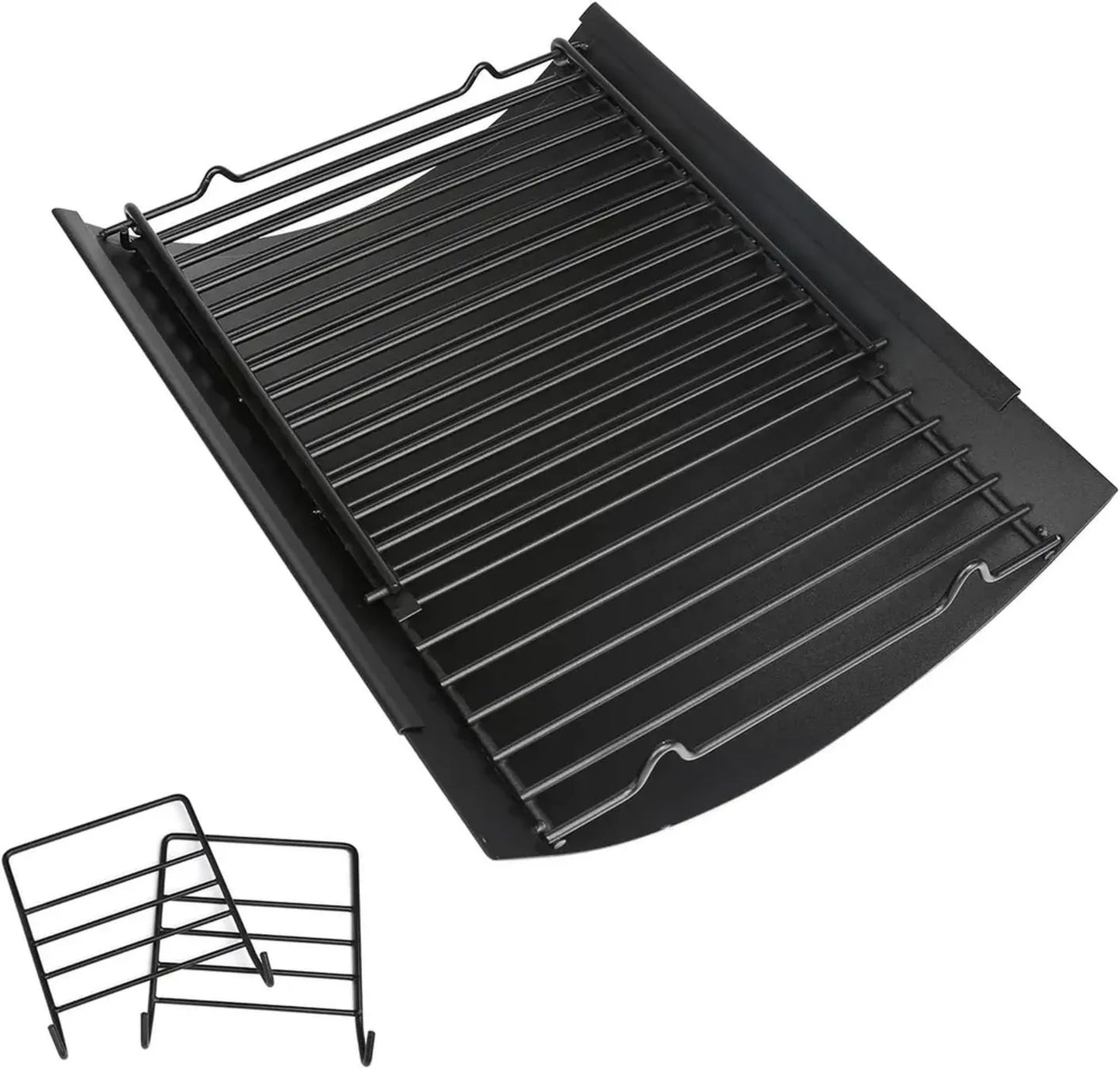 Grille à Cendres Réglable Uniflasy 40-70 cm pour Barbecue Chargriller et Autres Modèles