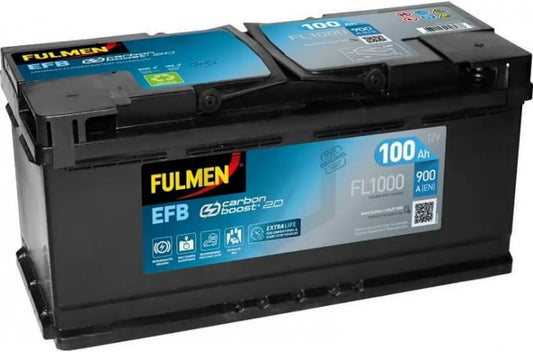 Batterie Auto Start-Stop EFB 12V 100Ah 900A - Fulmen FL1000