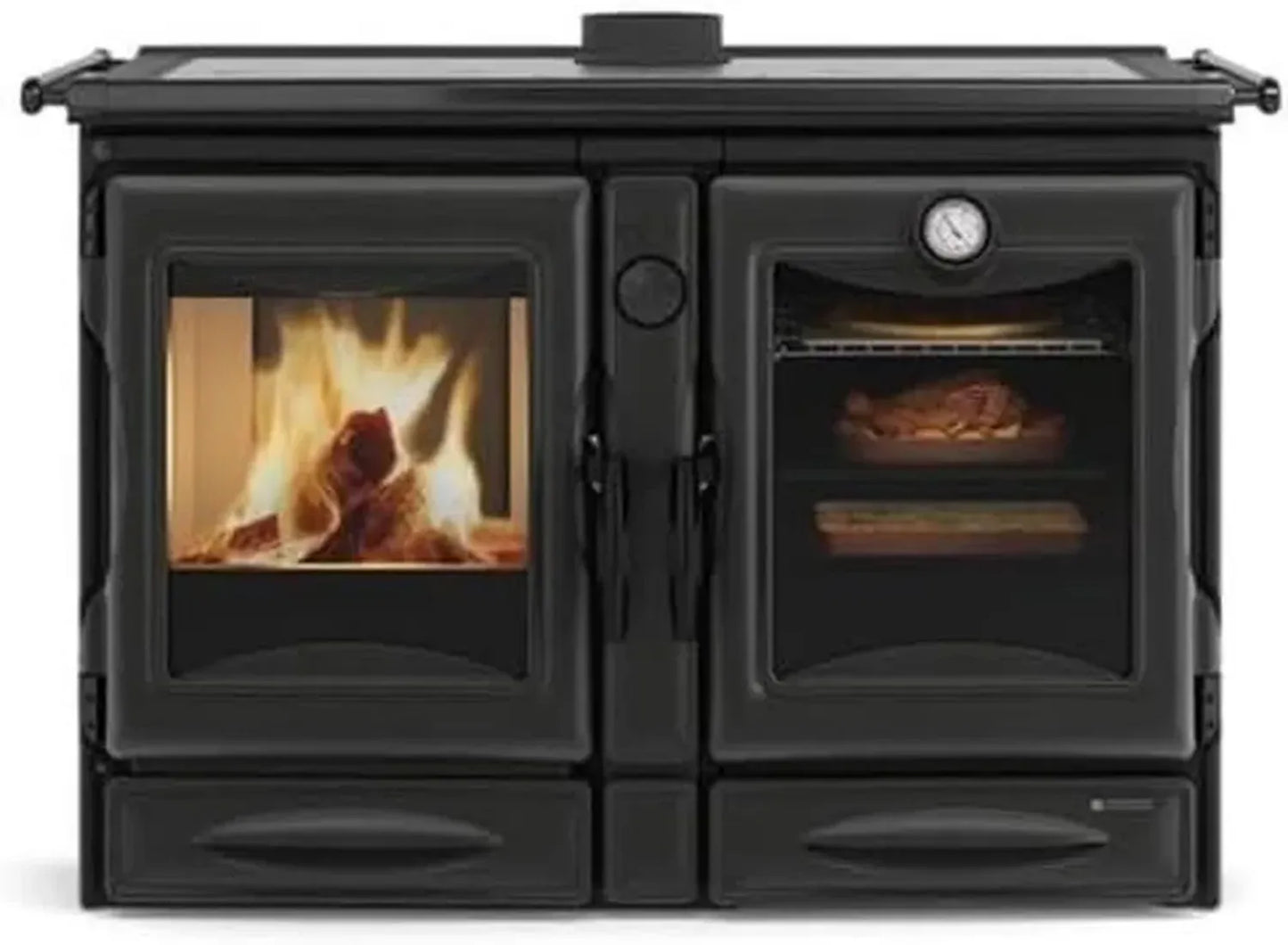 Poêle à Bois 12kW Noir Classique