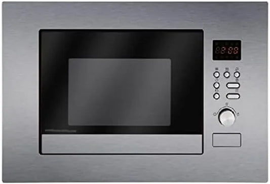 Four à micro-ondes encastrable 20L, 800W avec grill 1000W, 8 programmes, minuterie 95 min, acier inoxydable