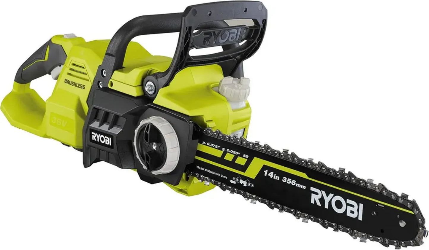 Tronçonneuse sans fil RYOBI 36V Brushless avec batterie 5.0Ah et chargeur