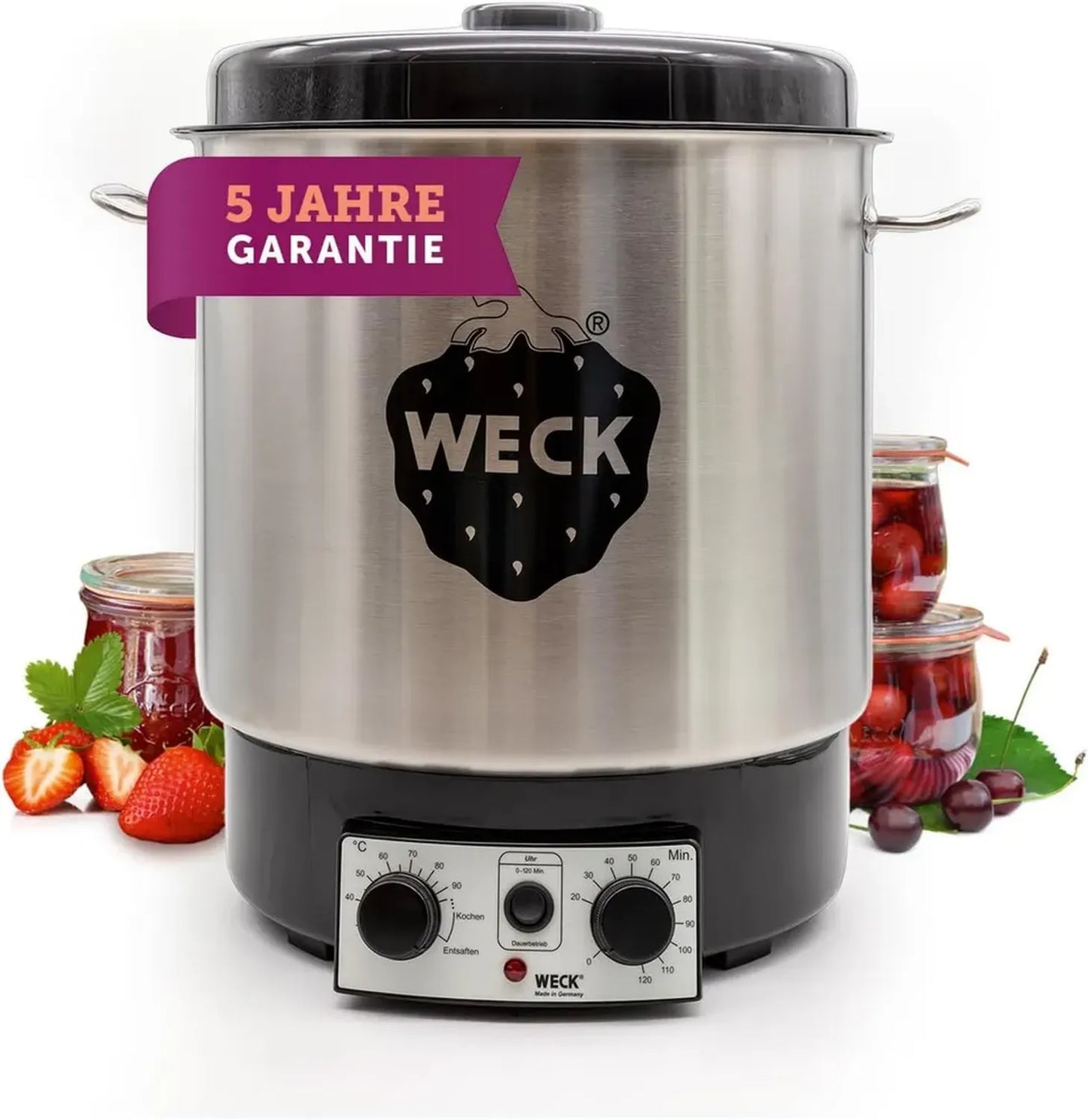 Conservateur Weck en acier inoxydable de haute qualité